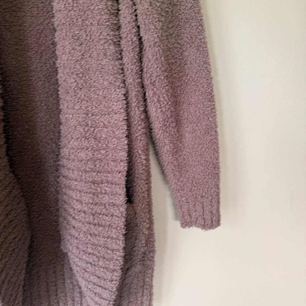 Fuzzy Knit Open-Front Cardigan - Picture 4 of 10